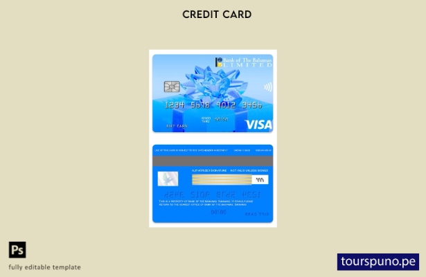 listo para imprimir plantilla de tarjeta de regalo del banco de Bahamas de las B